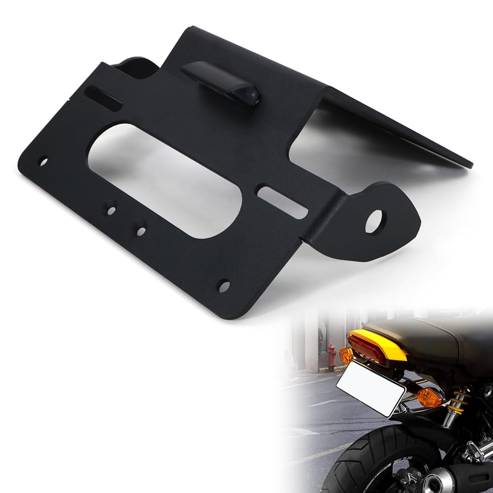 Xitomer for 2024 2023 2022 Grom Fender Eliminator Fit for 2023 GROM 2021 2022 MSX125 Grom License Plate Bracket Holder, with Led