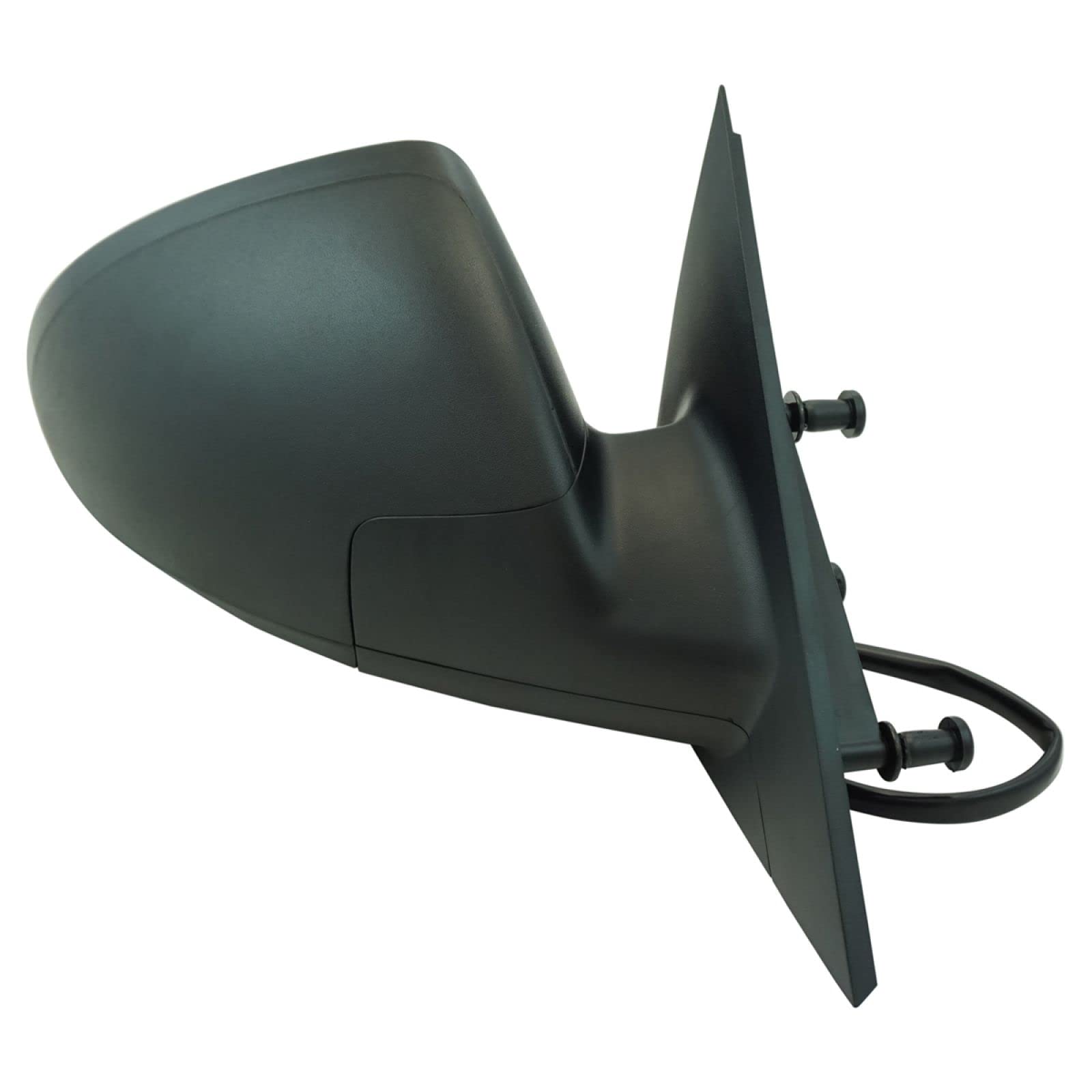 Trq Right Mirror Without Puddle Light With Textured Cover Passenger Side Compatible With 2005-2009 Pontiac G6 Gm1321291