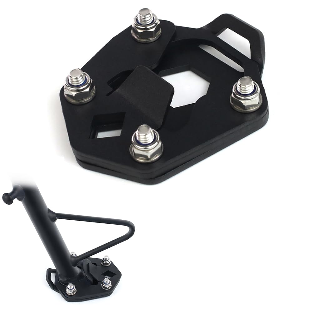 Rearace Motorcycle Kickstand Enlarger Compatible With Royal Enfield Himalayan 2020-2023, Foot Side Stand Enlarger Kickstand Exte