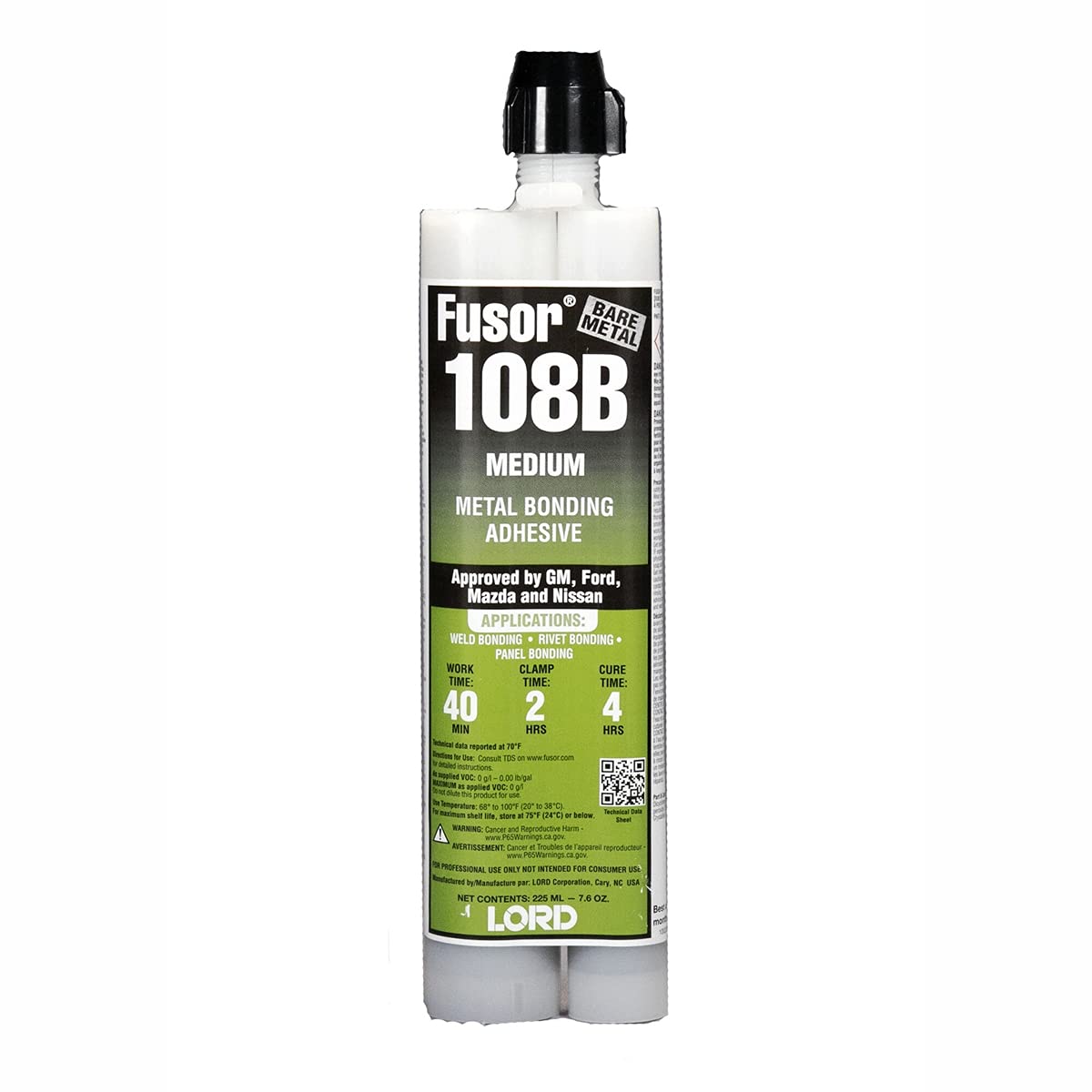 Lord Fusor 7.6Oz Metal Bonding Adhesive (Medium) - 108B