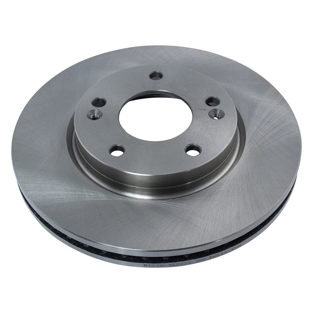 Trq Front Brake Rotors Set Vented Compatible With 2001-2006 Hyundai Santa Fe