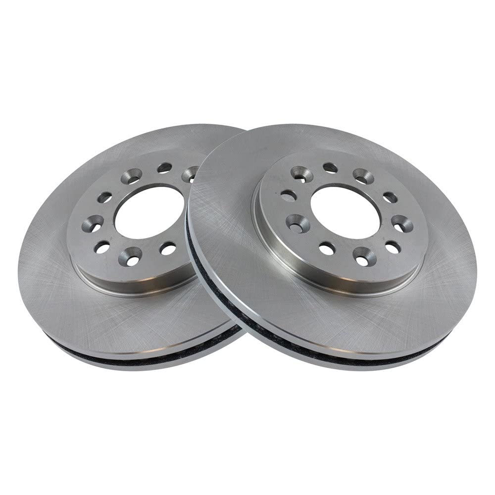 Trq Front Brake Rotors Set Vented Compatible With 2004-2007 Ford Freestar Mercury Monterey