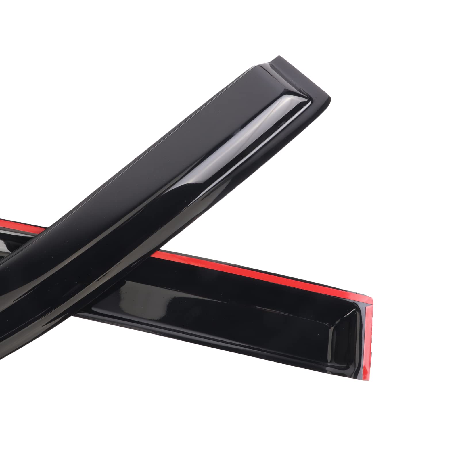 Sontian Window Visors Deflectors Tape-On For Trucks 2009-2014 Dod-Ge Ram 1500/2500/3500, Rain Guards, Window Visors For Cars, Ve