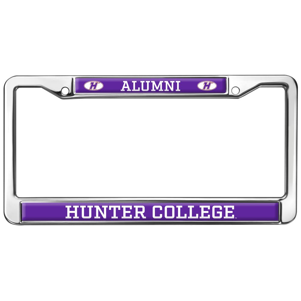 Hunter College Alumni Full Size Standard License Plate Metal Frame