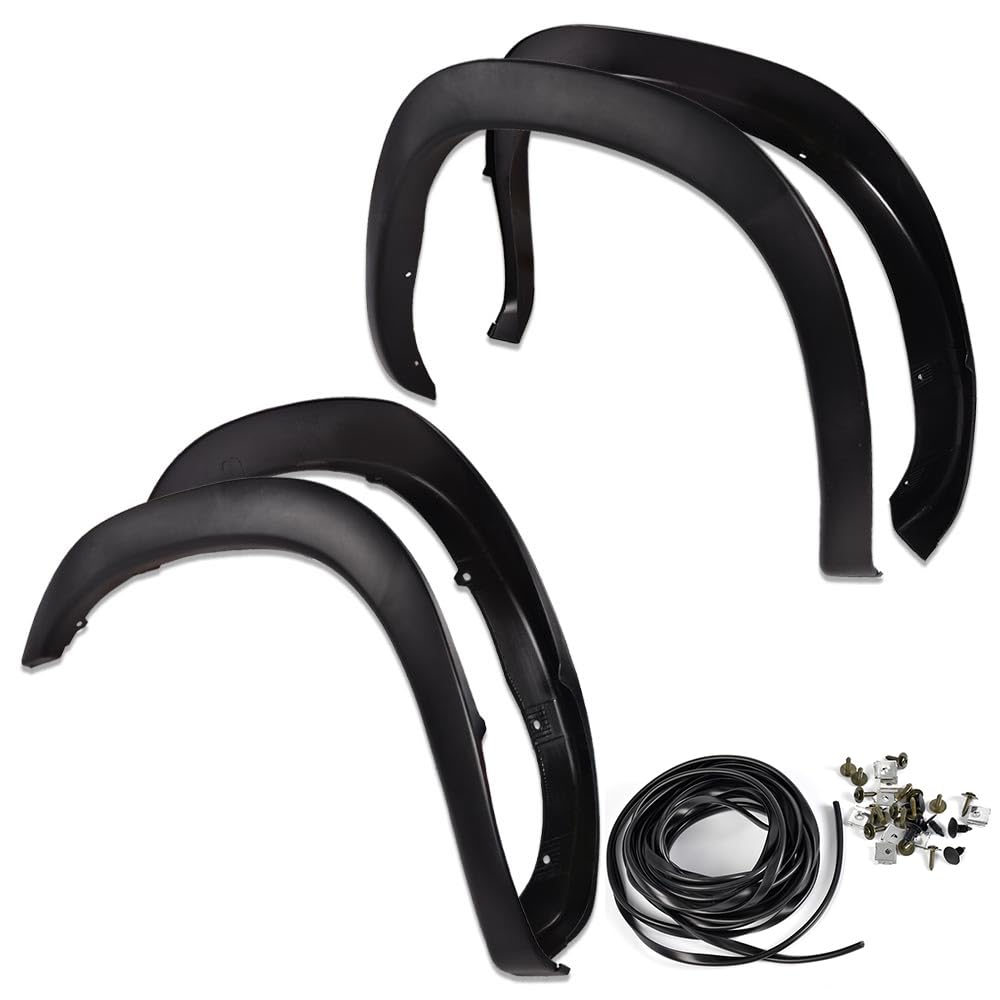 G-PLUS Fender Flares, Compatible with Dodge 2002-2008 Ram 1500/2003-2009 Ram 2500 3500, [Not Fit Dually Models], Factory Style B