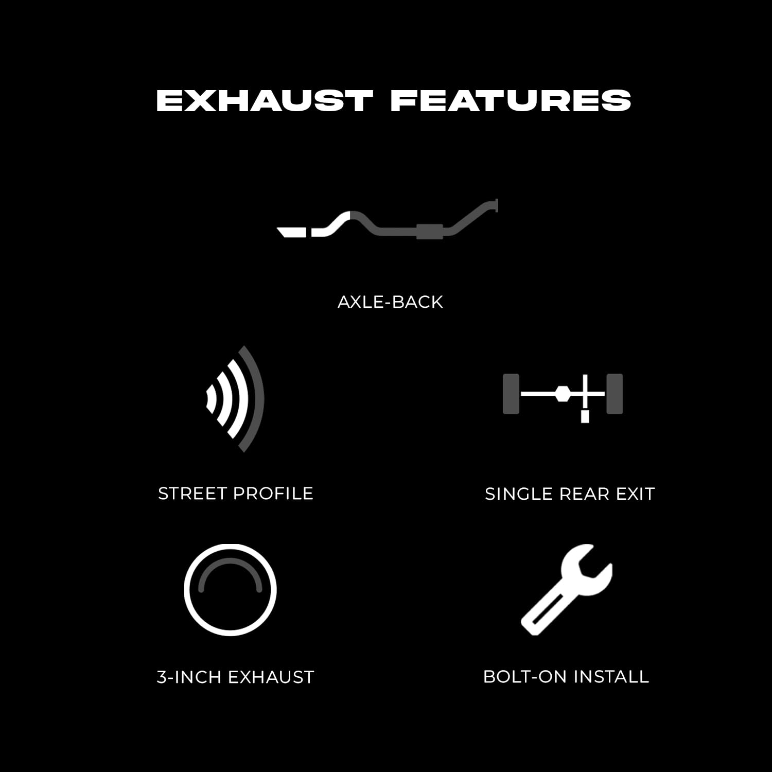 Mbrp 05-10 Ford Mustang V6 3In Axle Back Single Rear Exit Al - S7217Al