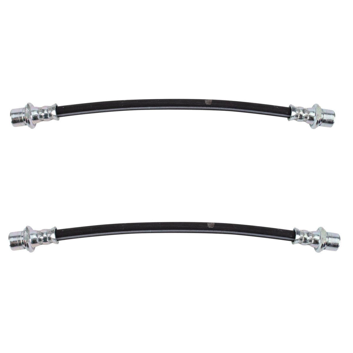 Trq Rear Brake Hose Set Compatible With 2003-2008 Pontiac Vibe 2002-2008 Toyota Corolla Matrix 2001-2006 Prius