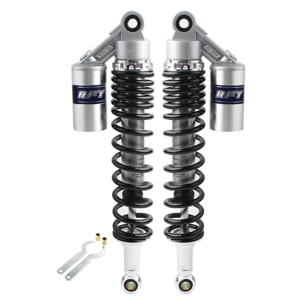 Newsmarts Pair 400Mm 15.75'' Motorbike Air Atv Shock Absorbers For Honda For Suzuki For Yamaha For Kawasaki Atv Go Kart Quad Dir