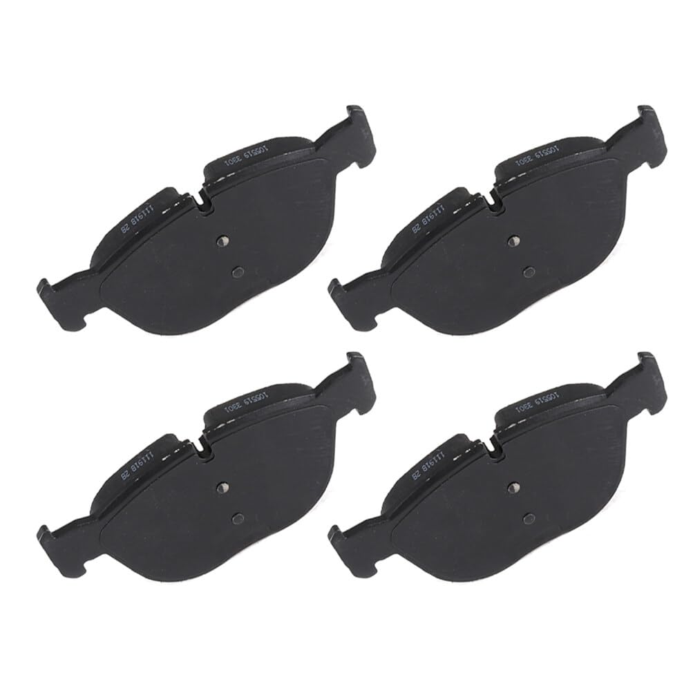 Cciyu D1294 Front Semi-Metallic Disc Brake Pads Kit For Bmw X4 2016-2017,For Bmw X5 2007-2017,For Bmw X6 2008-2017 4Pcs, 105519-