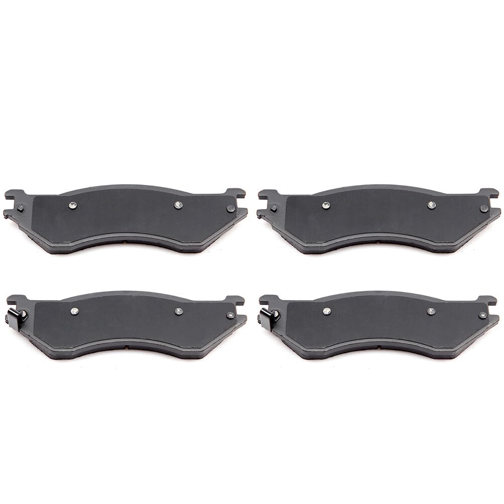 Cciyu D702 Rear Semi-Metallic Disc Brake Pads Kit For Dodge B1500 Durango Ram 1500 Ram 1500 Van For Ford Expedition For F-150 Fo