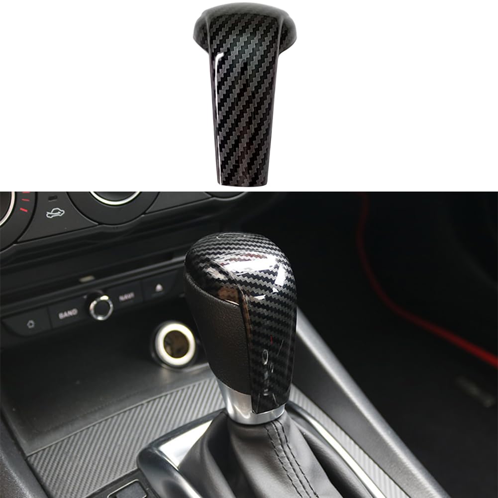 Aokio Interior Center Console Gear Shift Knob Cover Gear Panel Cap Trim For Mazda Cx5 Accessories 2017-2025 Mazda 3 Accessories 2014-2019 (Not For 2020+ Model And Cx-30)