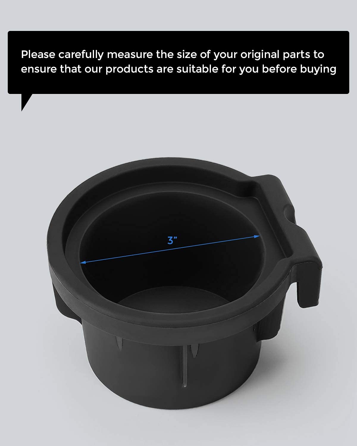 Joytutus Cup Holder Insert 2 Pack Replacement Compatible With Frontier 2005-2019 Pathfinder Center Console Cup Holder Insert 200