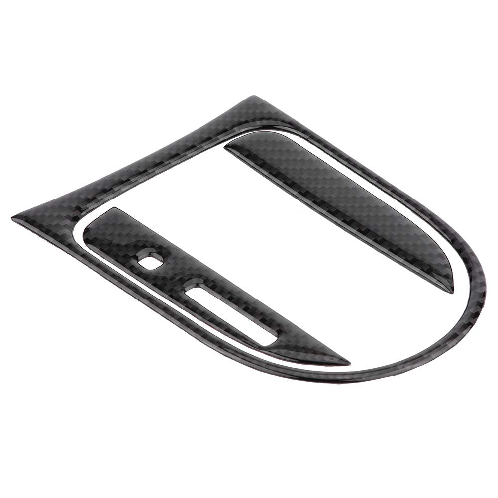 Acouto Gear Shift Panel Cover Trim Fit For 2015-2017 Carbon Fiber Center Console Gear Shift Box Panel Frame Cover Trim Sticker Car Interior Accessories