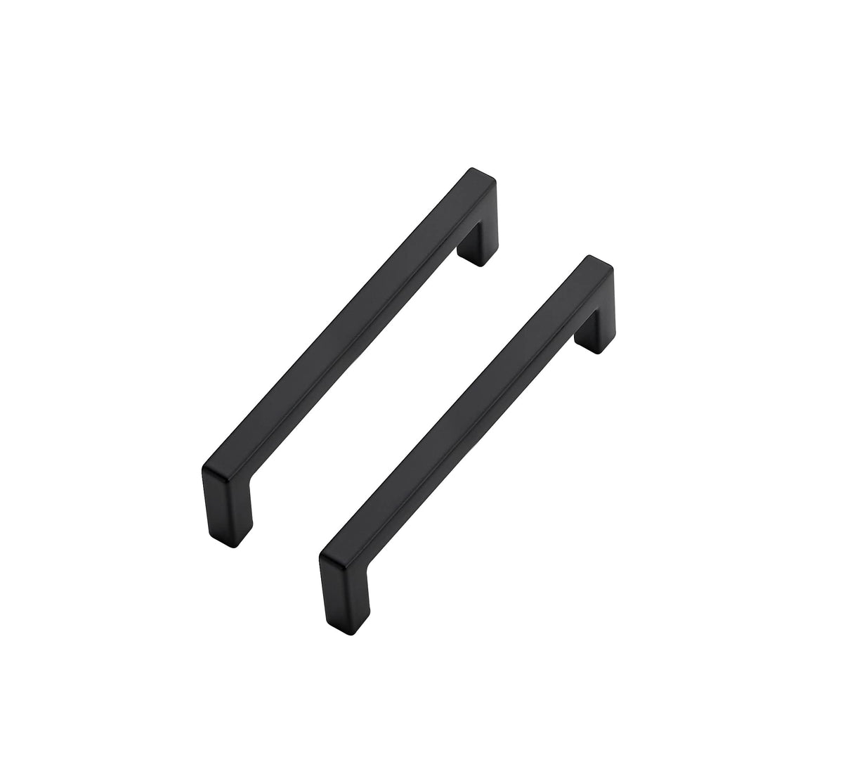 Ravinte 10 Pack Solid 4 Inch Center To Center Slim Square Bar Drawer Handles Kitchen Cabinet Handles Black Drawer Pulls Kitchen Cabinet Hardware Kitchen Handles Matte Black Cabinet Pulls