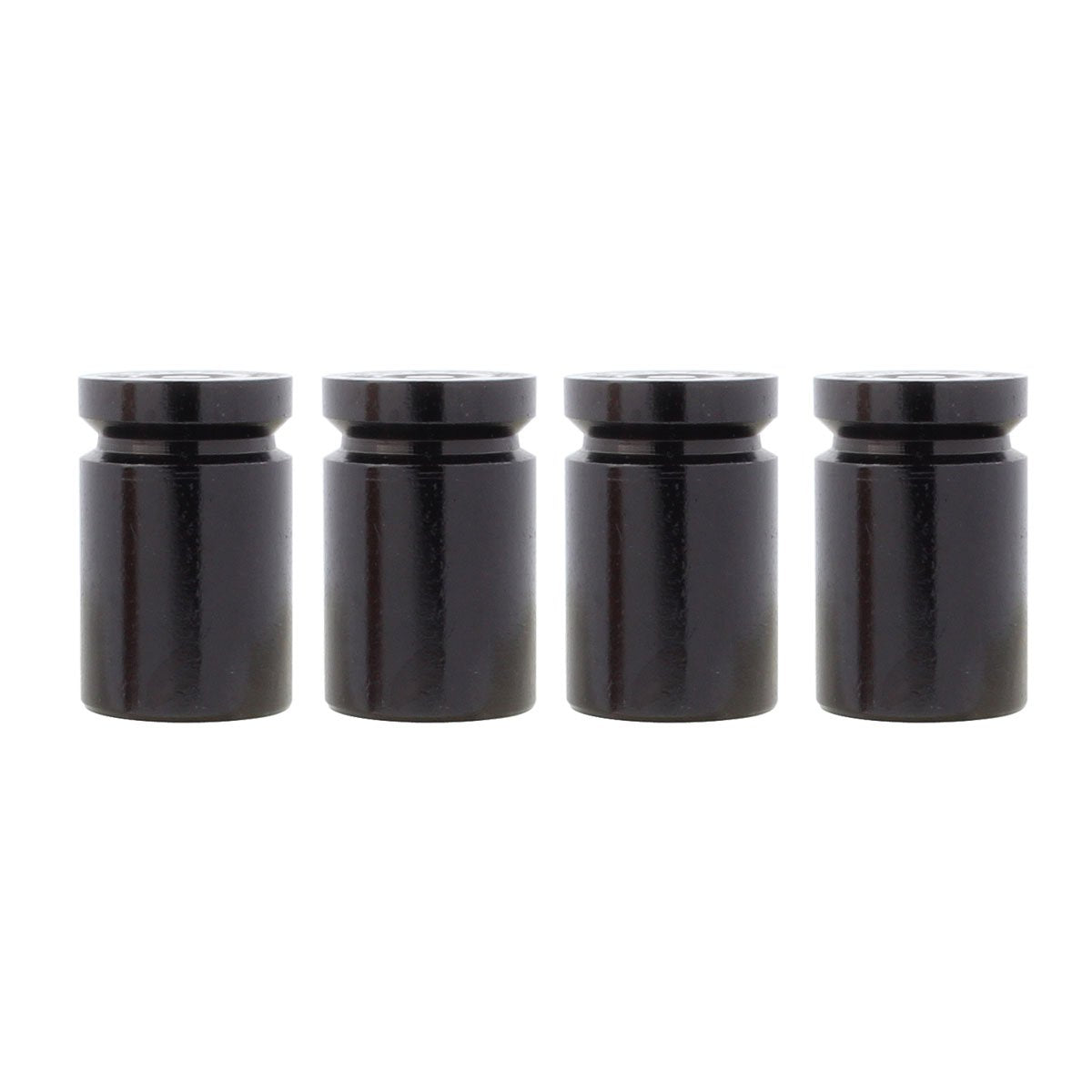 Tomall Tire Valve Stem Caps Black Bullet Shell For Motorcycles Vans Atv