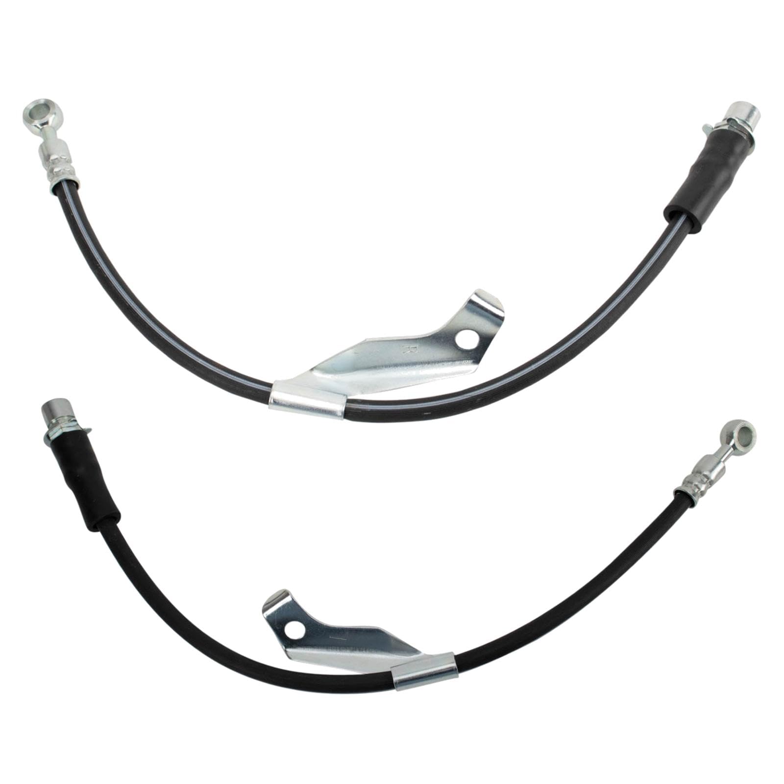 Trq Front Brake Hose Set Compatible With 2012-2013 Chevrolet Captiva Sport 2007-2009 Equinox Pontiac Torrent 2008-2010 Saturn Vu