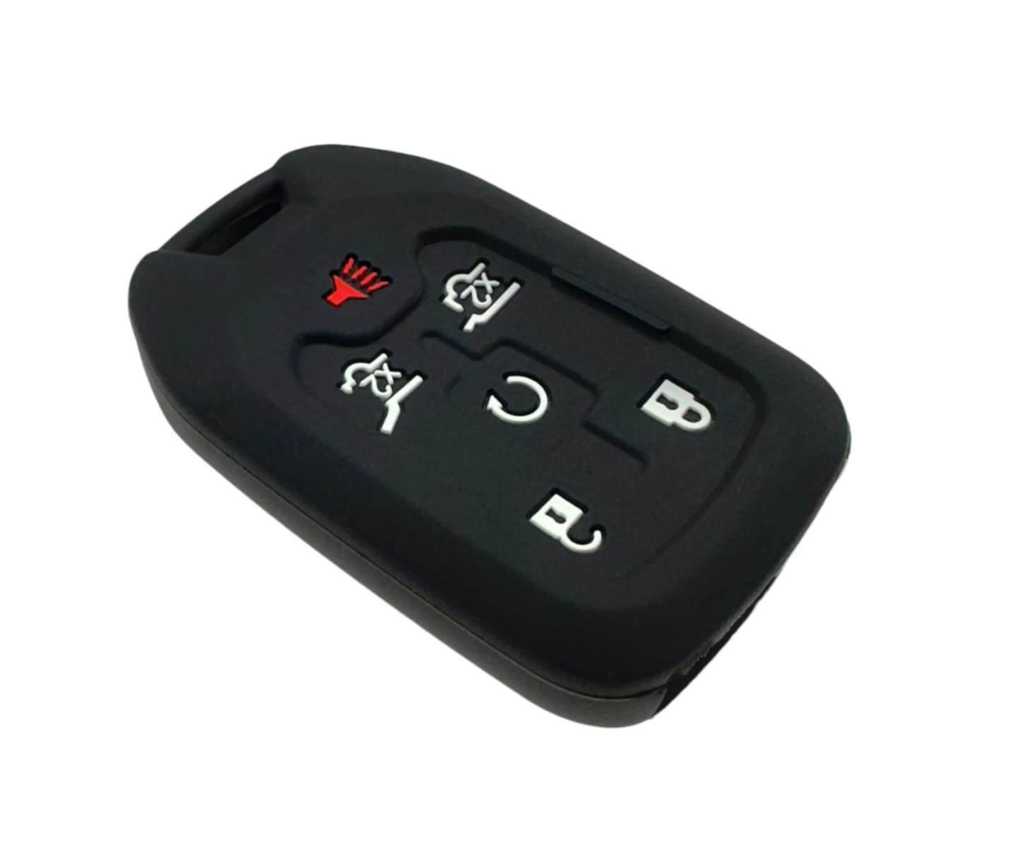 Reprotecting Silicone Rubber Key Fob Cover Compatible With 2014-2021 Chevrolet Suburban Tahoe Gmc Yukon Yukon Xl Hyq1Aa