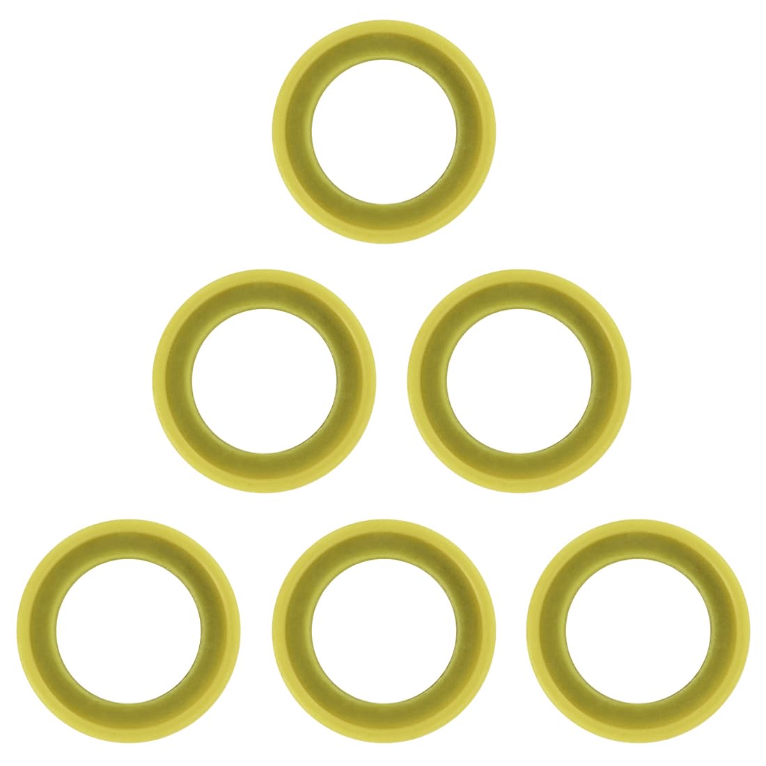 Utsauto 6Pcs Gearcase Drain Plug Seal 12-19183Q02 Lower Unit Seals Replacement For 3/8”-16 Drain Fill Screws