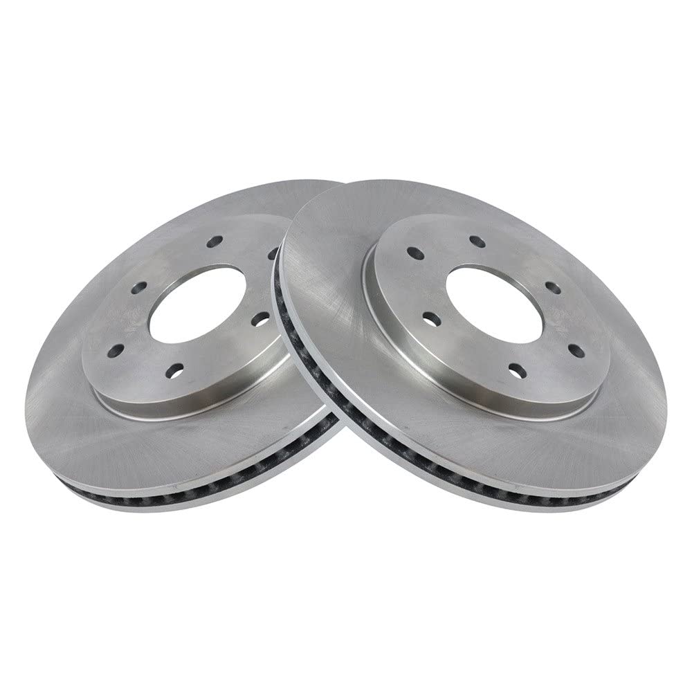 Trq Front Brake Rotors Set Vented Compatible With 2004-2005 Infiniti Qx56 2005 Nissan Armada 2004 Pathfinder Armada Titan