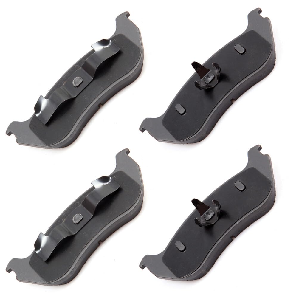 Cciyu D881 Rear Ceramic Disc Brake Pads Kit For Ford For Explorer 2002-2005,For Mercury Mountaineer 2002-2005 4Pcs
