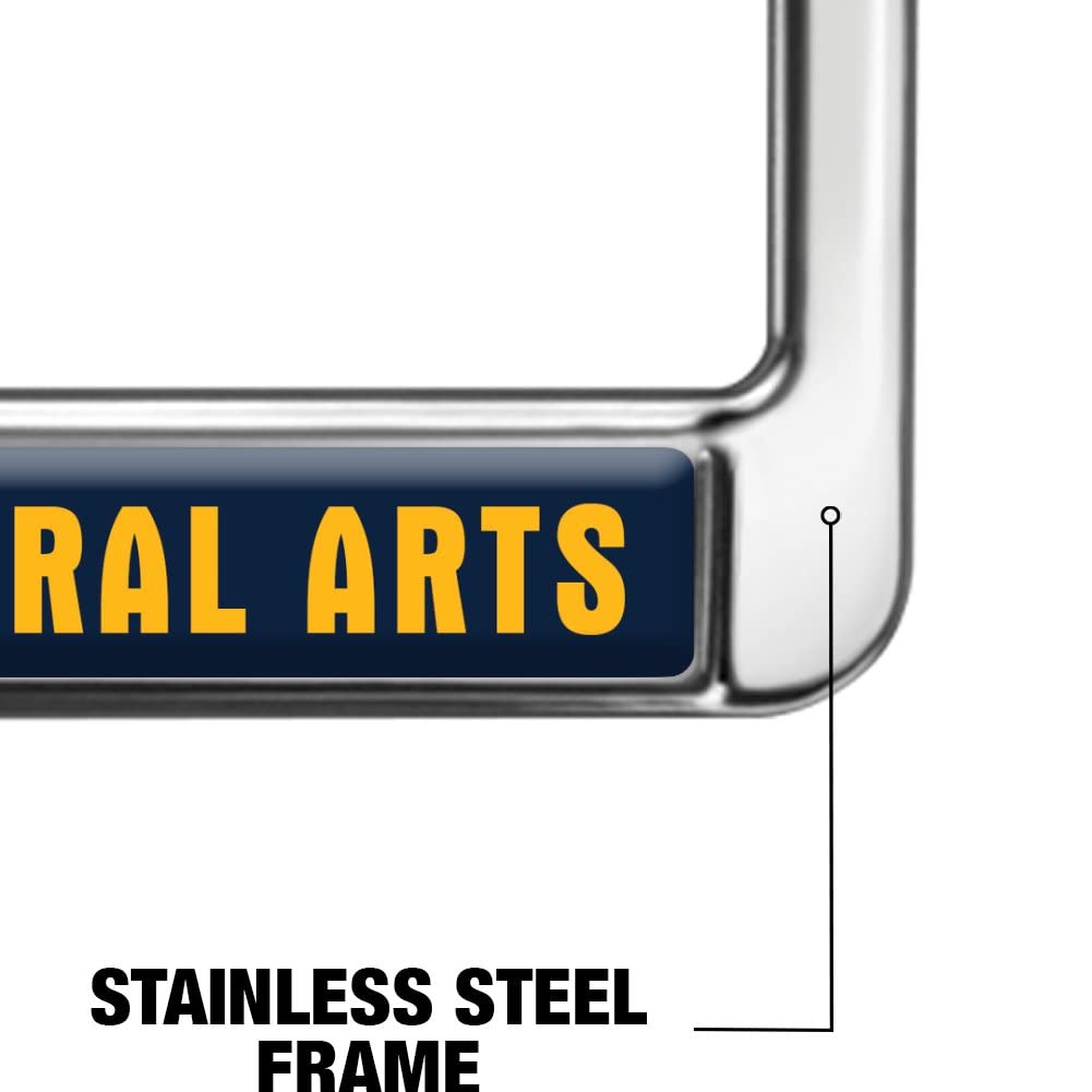 MCLA Alumni Logo Full Size Standard License Plate Metal Frame