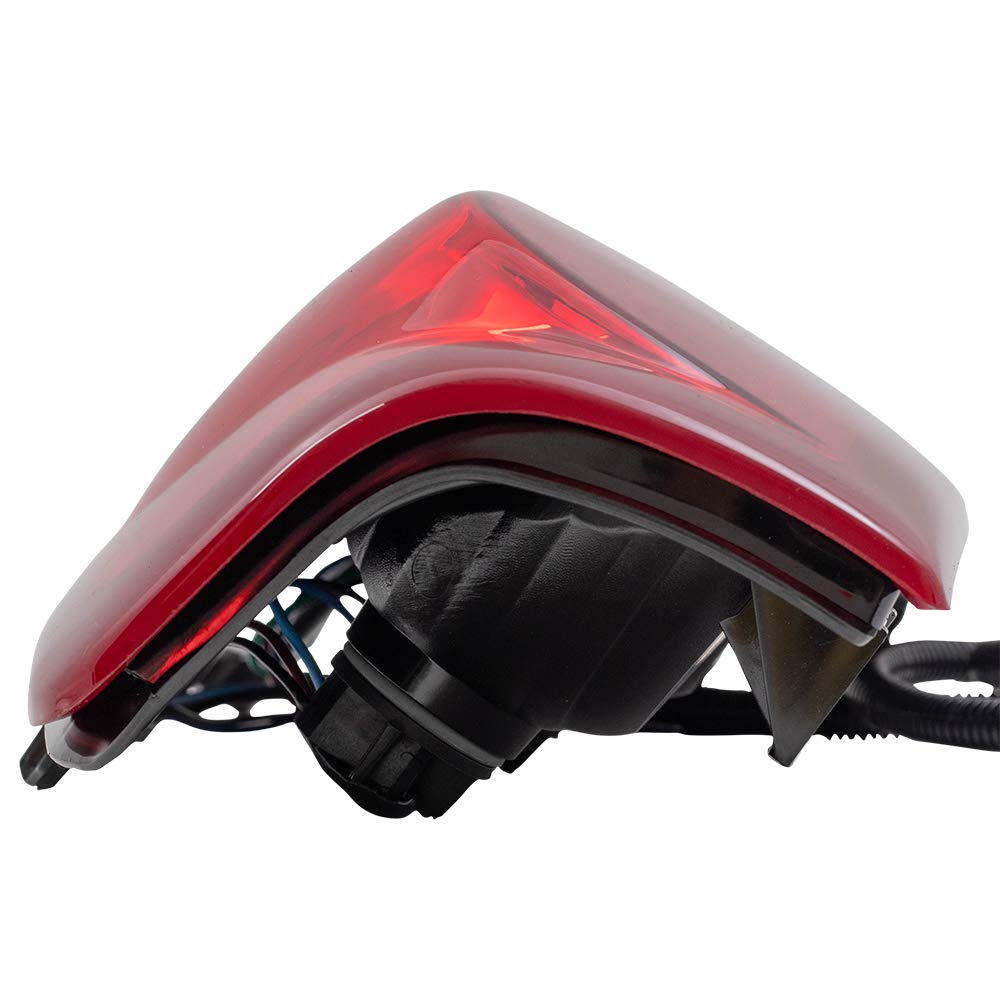 Brock Replacement Driver And Passenger Set Tail Lights Compatible With 2003 Silverado 1500 2500 Fleetside Pickup Truck 19169002