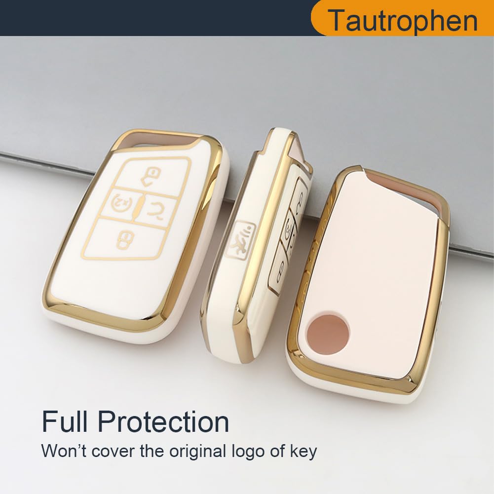 Tautrophen Key Fob Cover For Volkswagen 2018-2024 Tiguan Arteon Altas Jetta Taos
