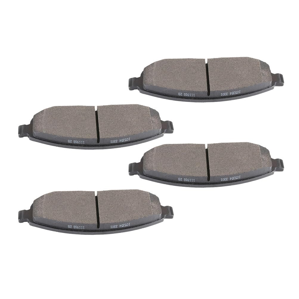 Cciyu D1181 Front Semi-Metallic Disc Brake Pads Kit For Jeep Commander 2006-2010,For Jeep Grand Cherokee 2005-2010 4Pcs