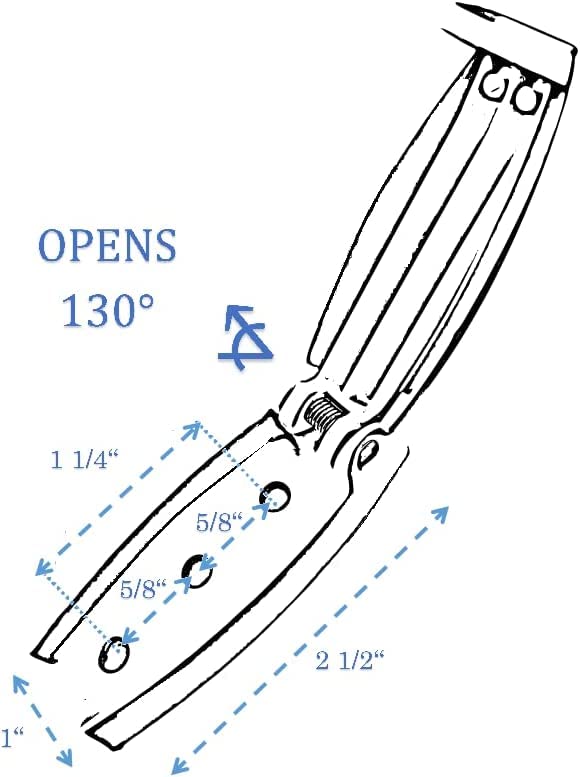 12 Pcs. - Rv Camper Trailer Baggage Door Clip Compartmentcatch Holders 888 White (12)