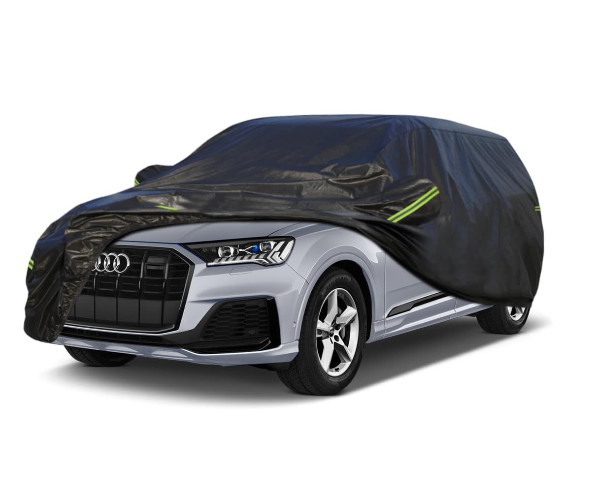 Koukou Waterproof Suv Car Cover Suitable For Audi Q7 From 2005 To 2025, 7 Layers Windproof All Weather Waterproof Outdoor Cover