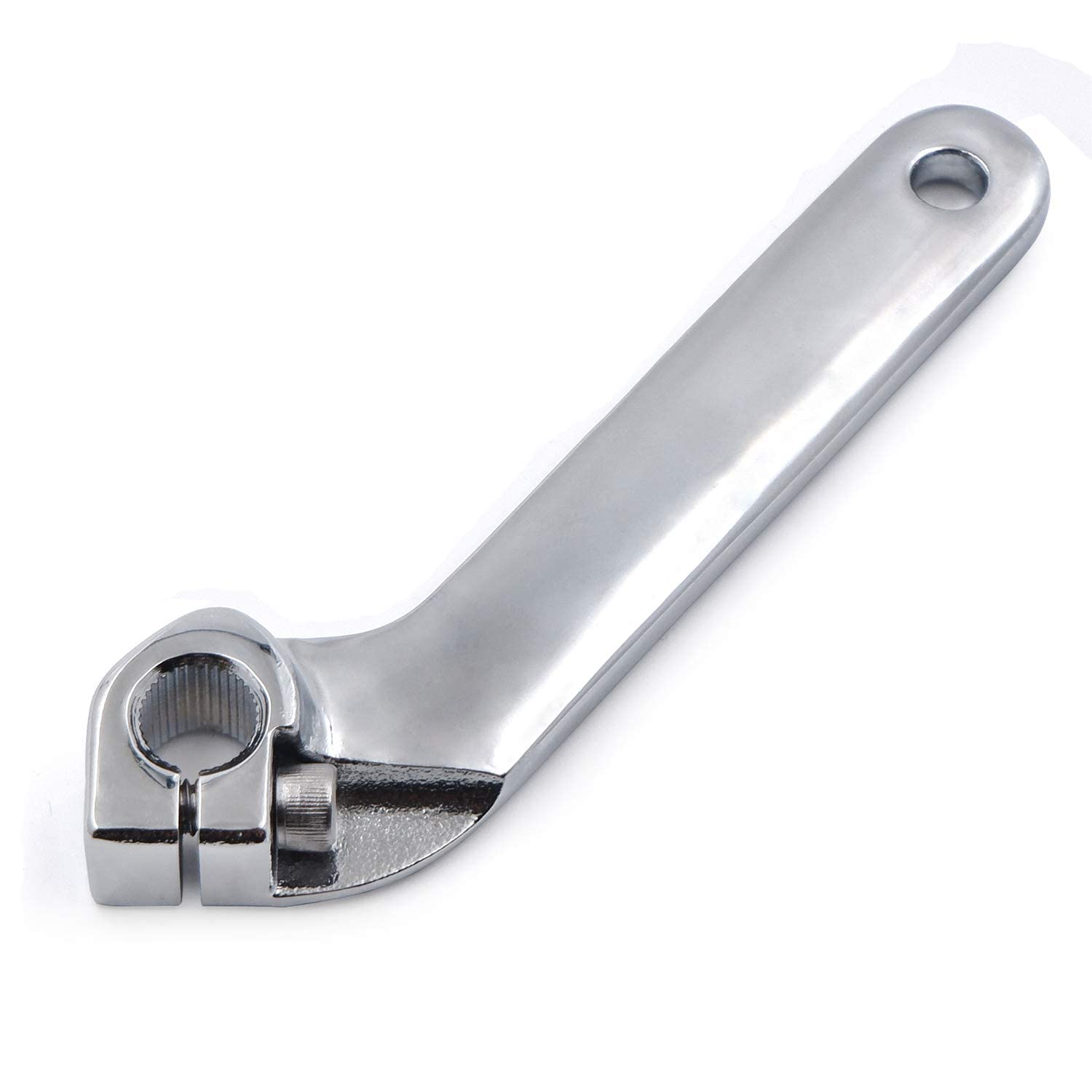 Xkmt- Adjustable Inner Shift Shifter Rod Lever Shaft Compatiable With Harley 1982-2018 Flt/Road Glide Fltrx 2015-2020 In Chrome [P/N: Mt268-018-Cd]