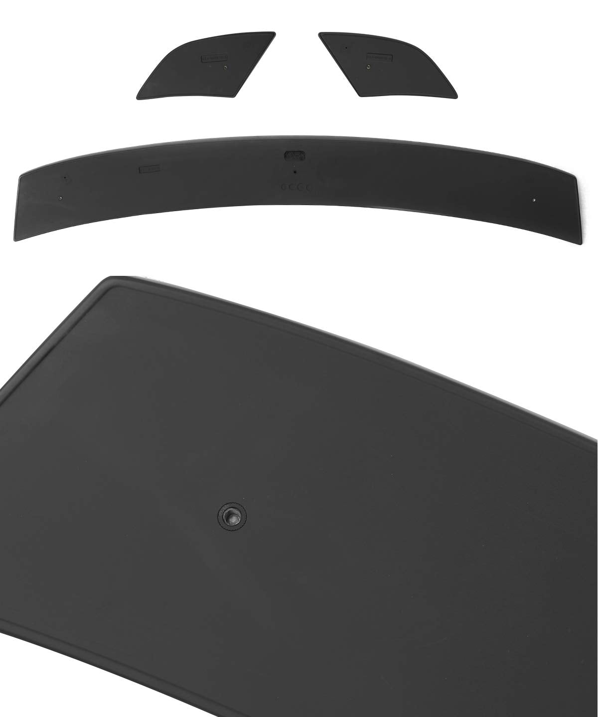 Modifystreet For 11-18 Charger 3Pc Factory Style Flush Mount Rear Trunk Spoiler Wing