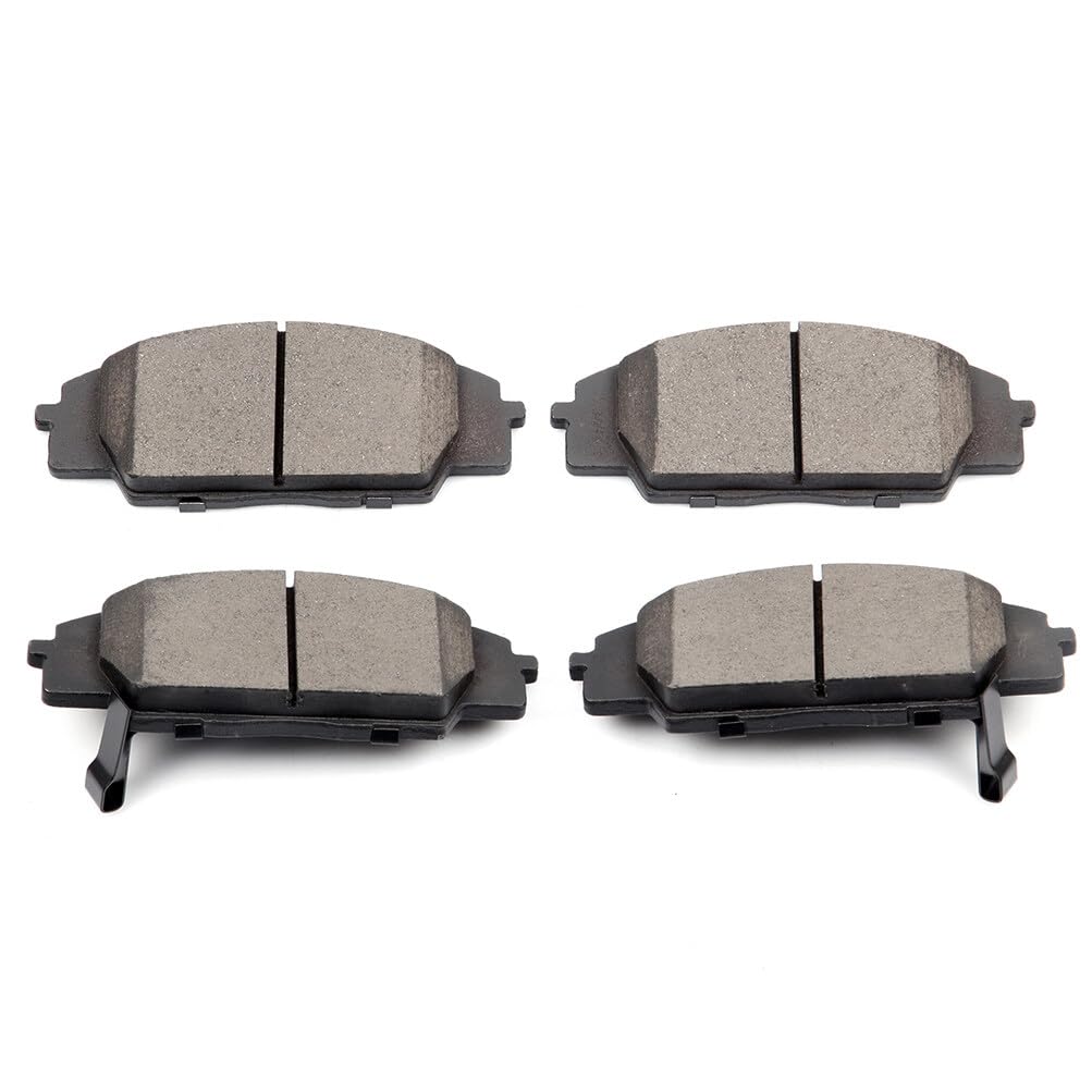 Cciyu D829 Front Ceramic Disc Brake Pads Kit For Acura Csx 2007-2010,For Acura Rsx 2002-2006,For Honda Civic 2006-2011,For Honda