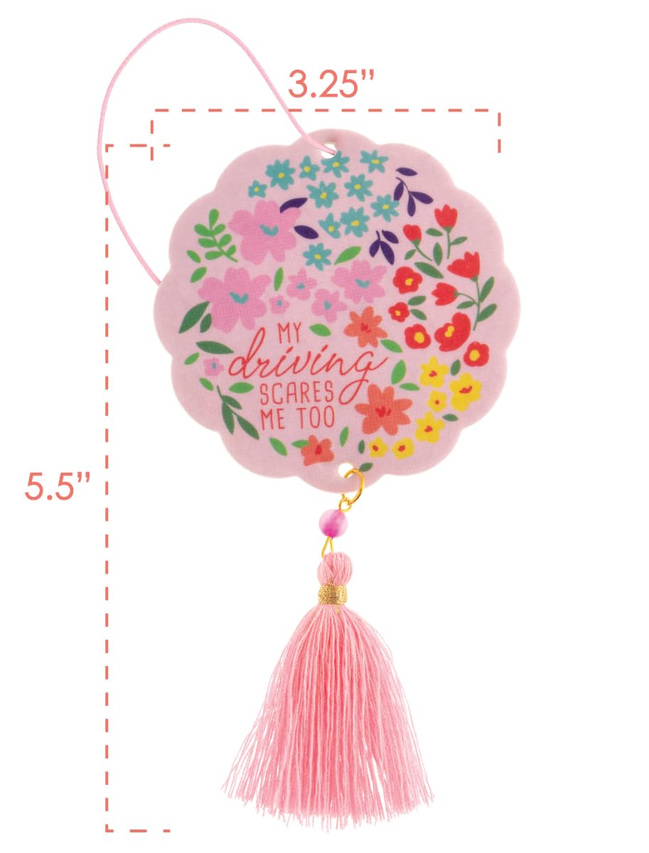 Karma, Essential Oil Air Freshener For Cars Set Of 2, Home & Office - Colorful Decorative Hanging Air Freshener With Tassel, My