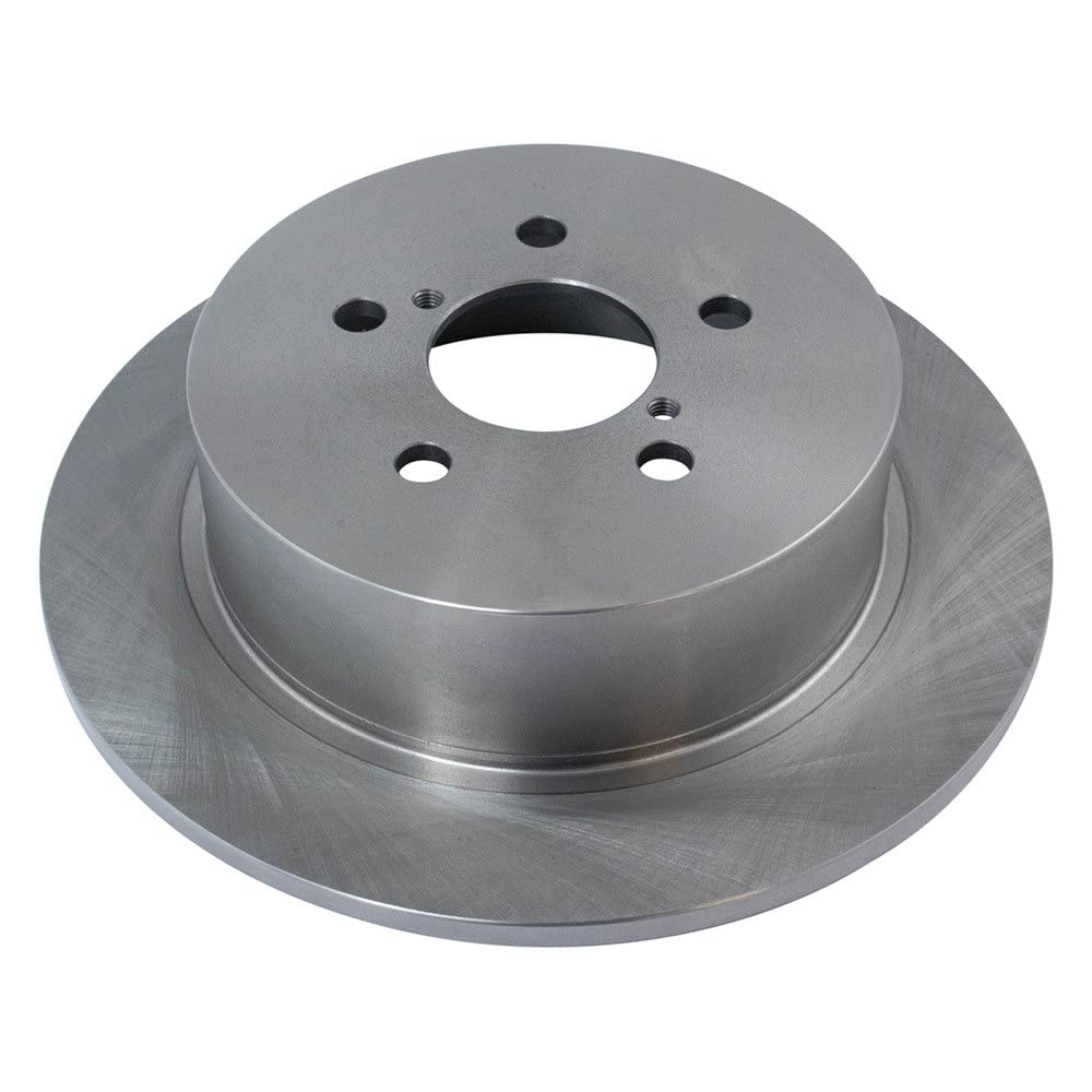 Trq Rear Brake Rotors Set Solid Compatible With 2005-2009 Subaru Legacy Outback