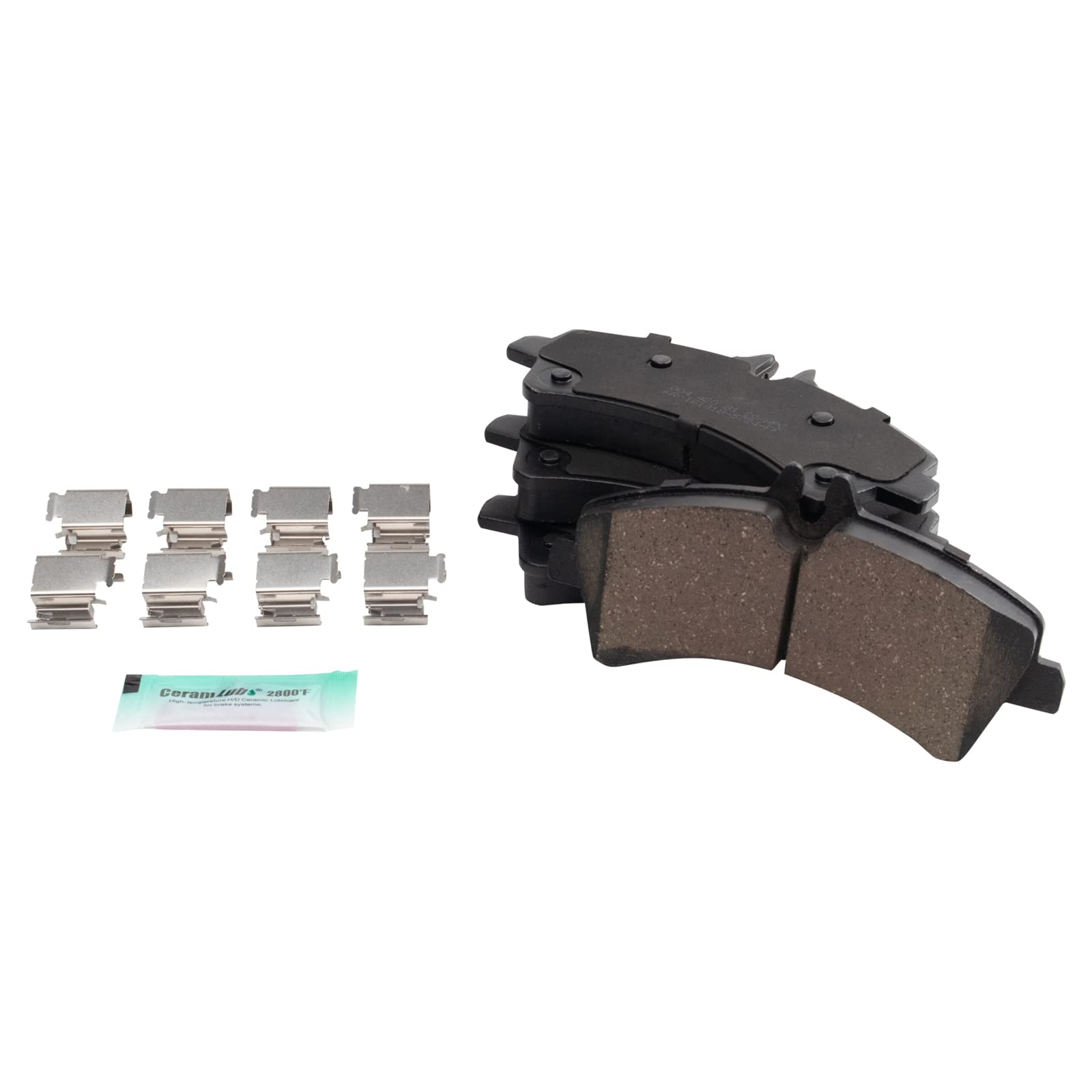 Trq Rear Brake Pad & Rotor Kit Brake Pads Brake Rotor Parking Brake Shoe Set Ceramic Compatible With 2007-2009 Dodge Sprinter 35