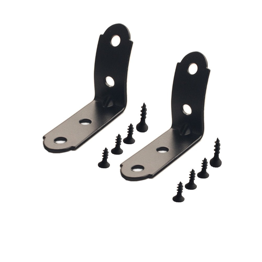 DEWHEL 2pcs Black Edition Glove Box Hinge Repair Kit for 2001-2008 Audi A4 B6 B7 S4 RS4 8E Replacement DIY Compartment Lid Hinge Kit Bracket Fix 8E1880302B 8E1857124A24A 8E1880302E