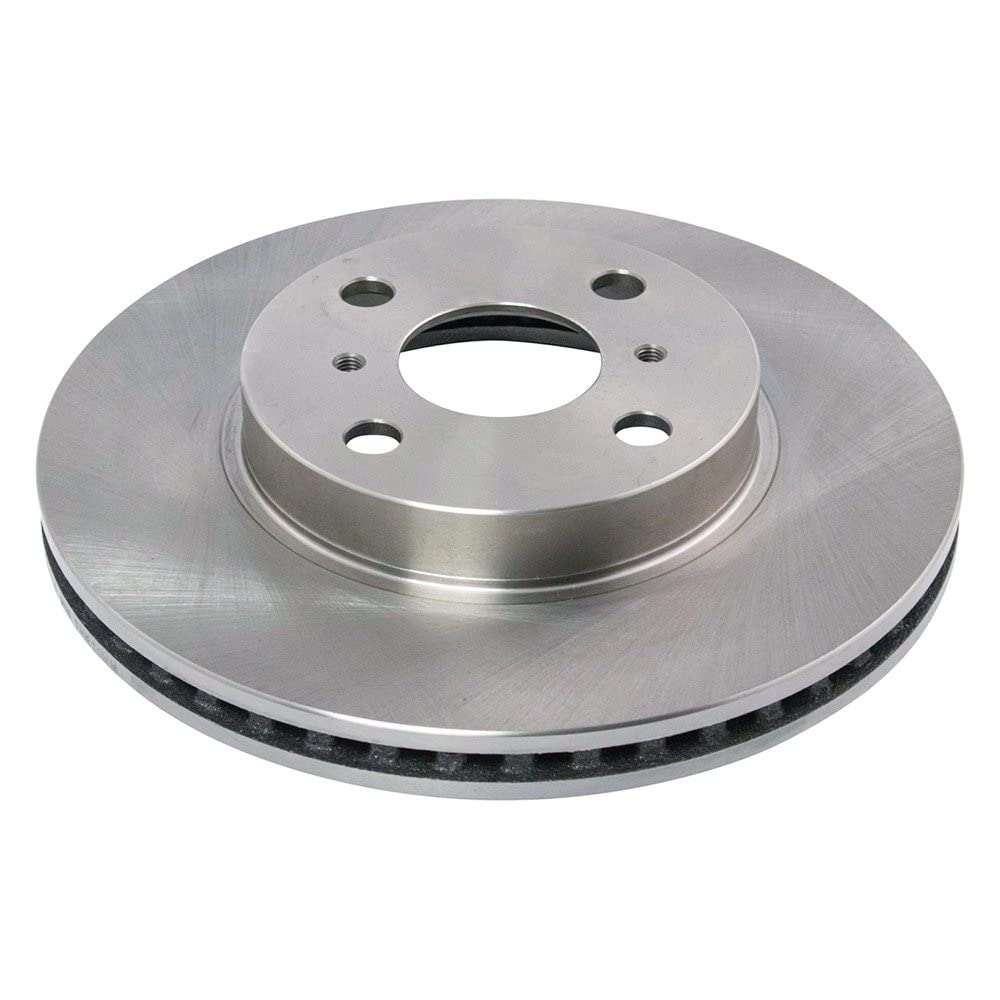 Trq Front Brake Rotors Set Vented Compatible With 2013 Scion Iq 2012-2019 Toyota Prius C 2007-2018 Yaris