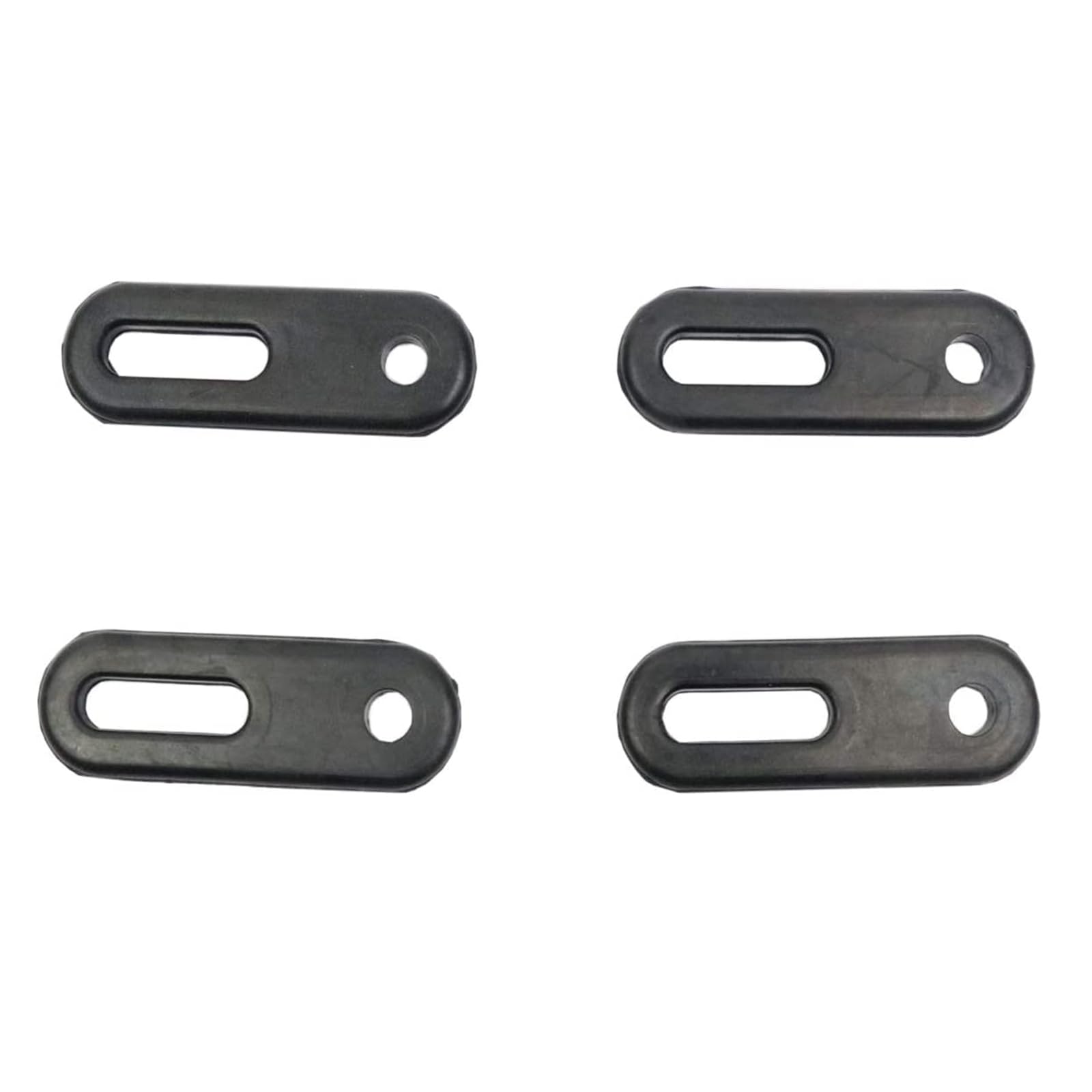 Chikia Hood Straps Door Hinge Rubber Latch Replacement for Yamaha Rhino, Hisun UTV 500 700, Massimo, Black, Model CKHS001B