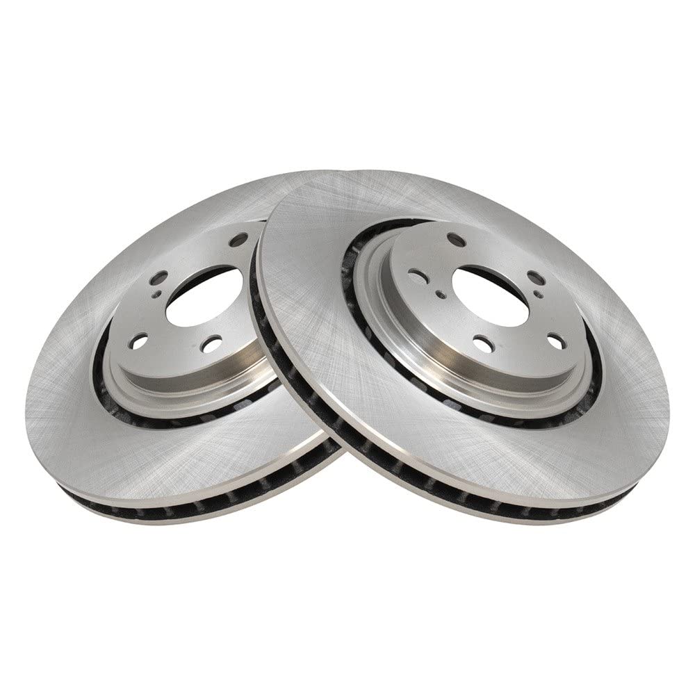 Trq Front Brake Rotors Set Vented Compatible With 2015-2017 Lexus Nx200T 2018-2021 Nx300 2015-2021 Nx300H 2010-2015 Rx350 Rx450H