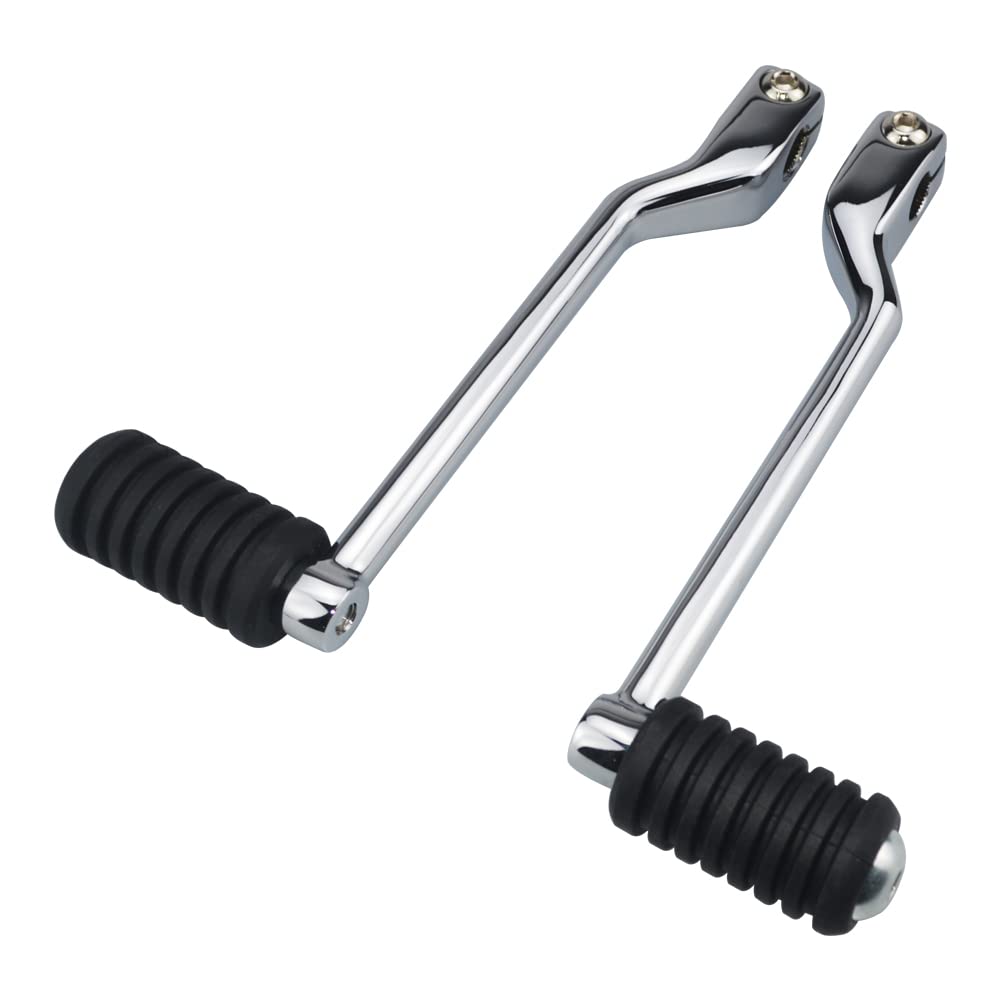 WOWTK Front and Rear Levers w/Shifter Pegs,Heel/Toe Shift Pegs for Harley 1986-2017 FL Softail,1988-2024 Touring Road King Road