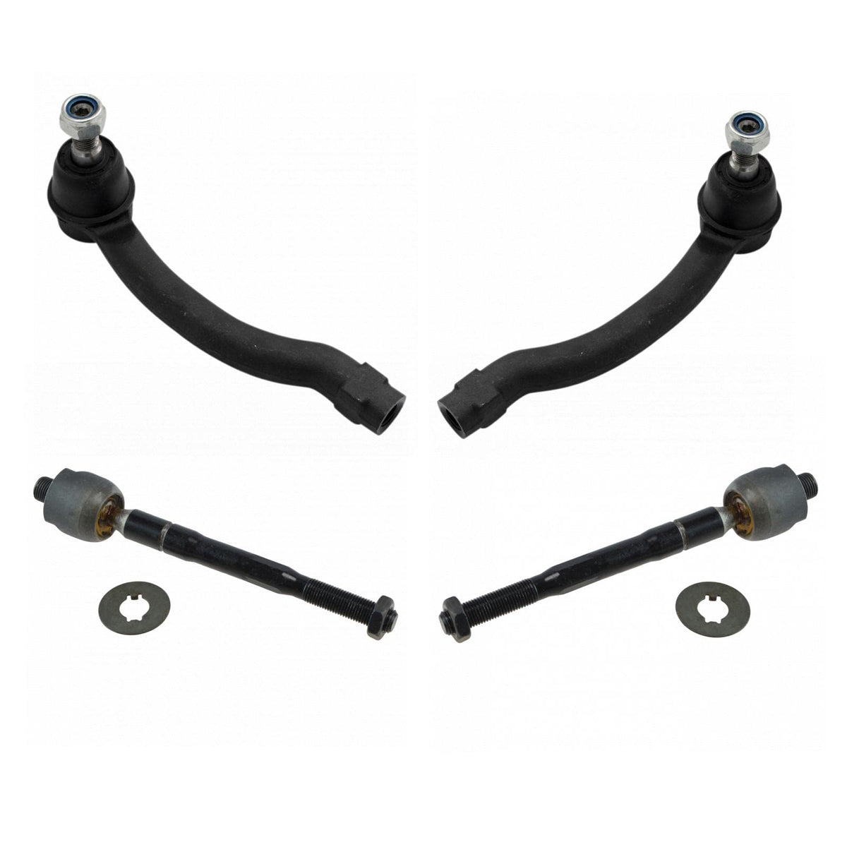 Trq Front Tie Rod Set Compatible With 2007-2013 Acura Mdx