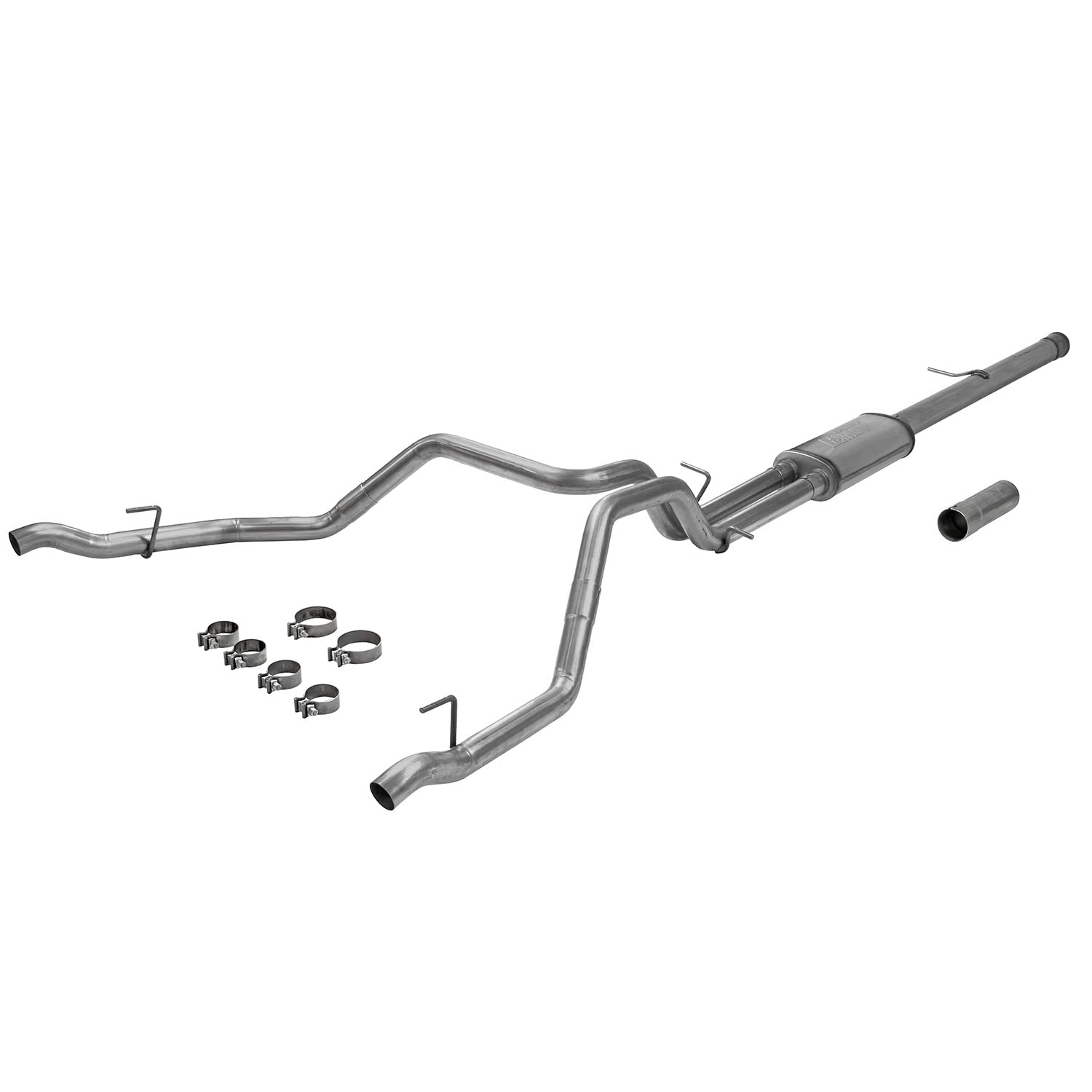 Flowmaster 717890 Flowfx Cat-Back Exhaust System Stainless 3.5 To Dual 2.5 In
