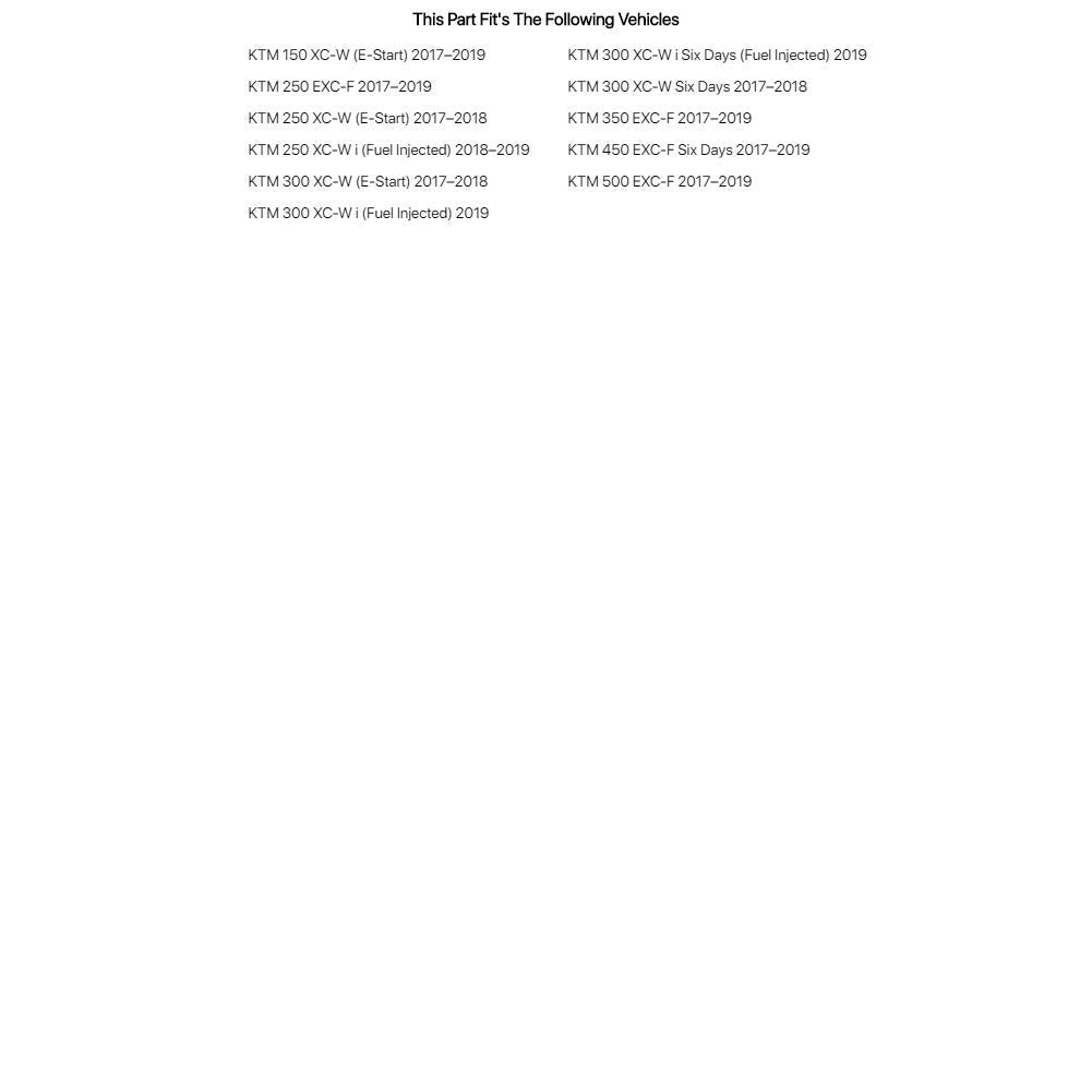 Acerbis Rear Fender 16 For Ktm Orange For Ktm 350 Exc-F 2017-2019