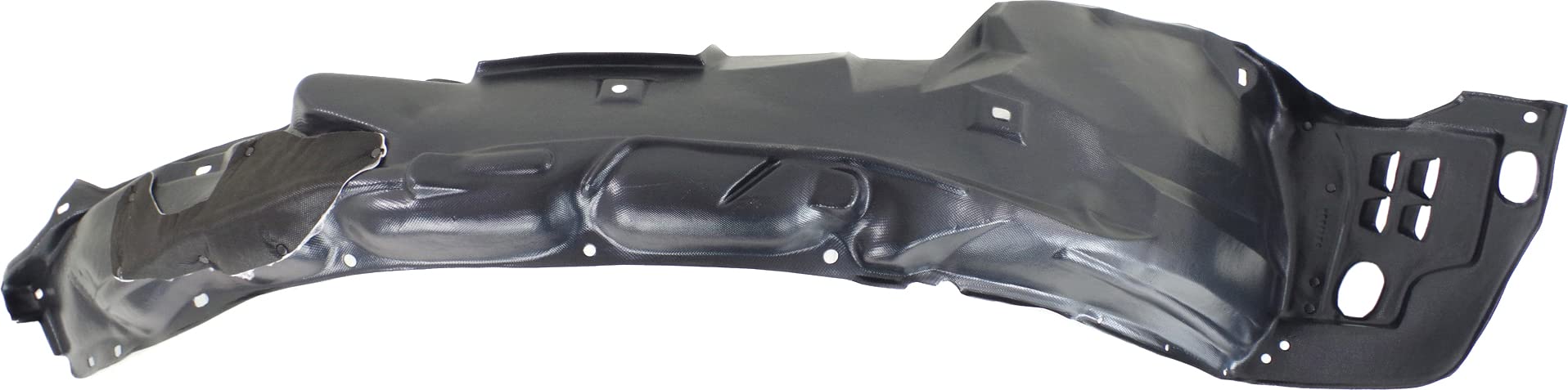 Evan Fischer Fender Liner Front, Passenger Side Compatible With 2012-2015 Honda Civic Plastic Material - Ho1249143, Ho1249168, Ho1249169