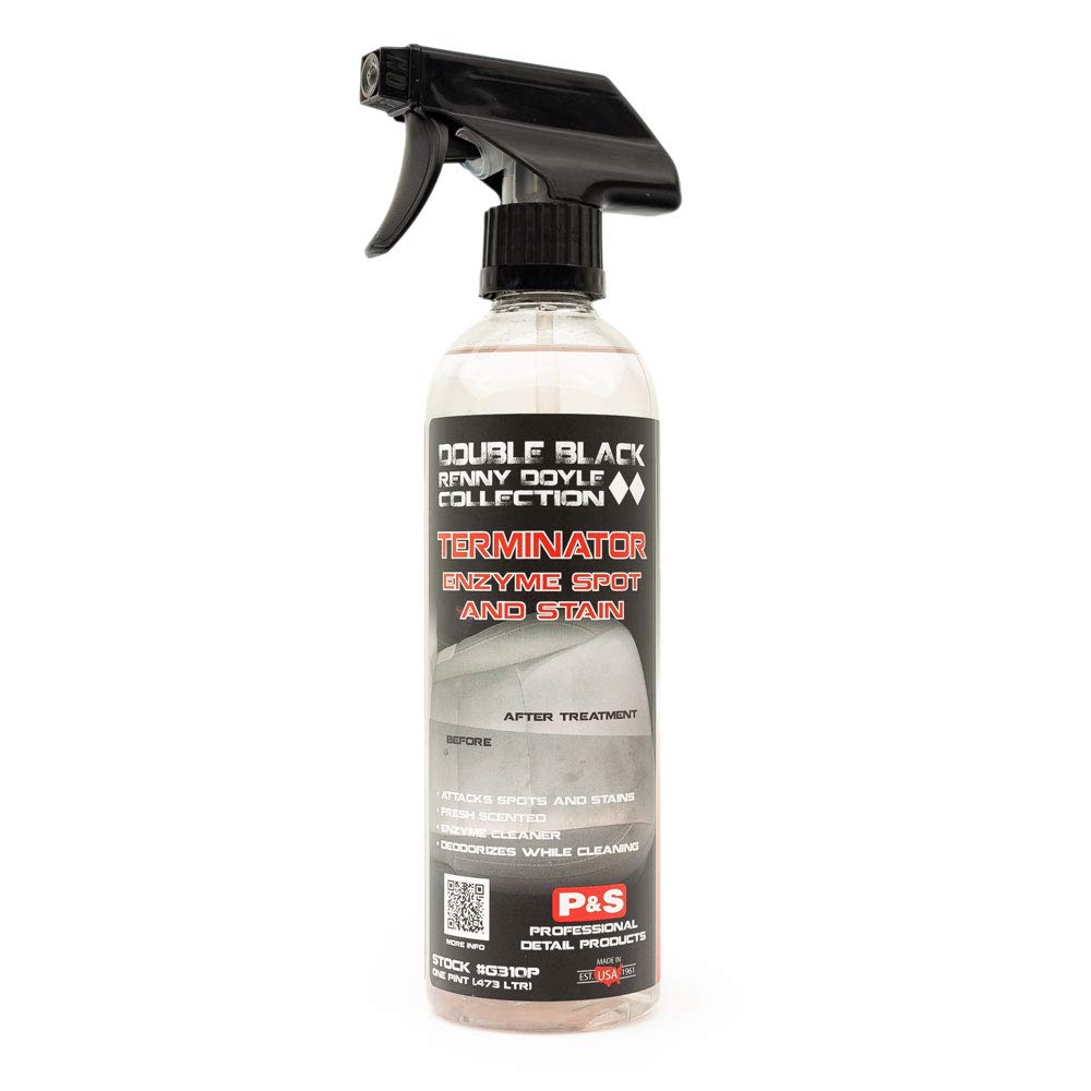 P&S Professional Detail Products - Terminator Enzyme Spot And Stain Remover - Perfect For Deodorizing, Removing Embedded Soils,