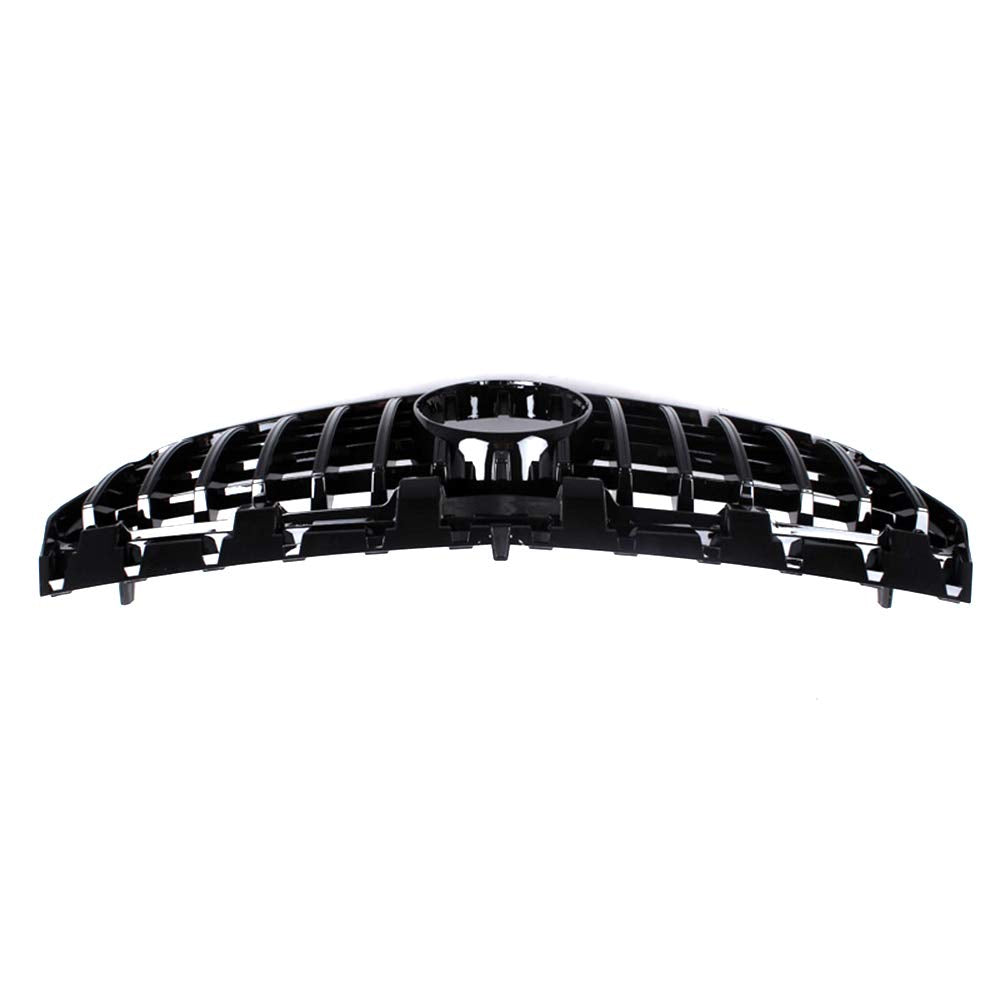 Front Racing Grills Suitable For Mercedes W117 Cla Class Cla200 Cla250 Cla45 Amg 2013-2019 (Black)