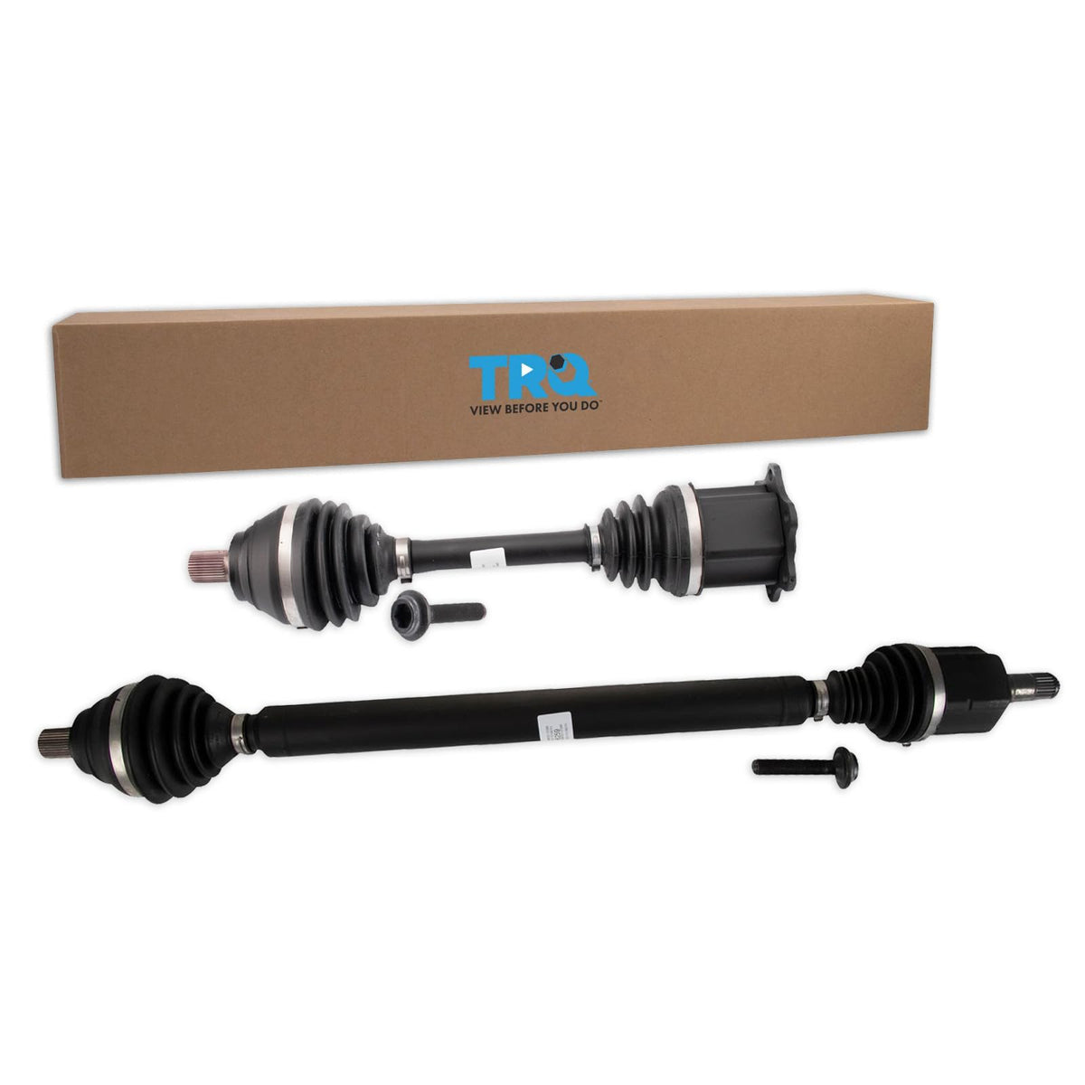Trq Front Cv Axle Shaft Assembly Set Compatible With 2014-2020 Nissan Rogue