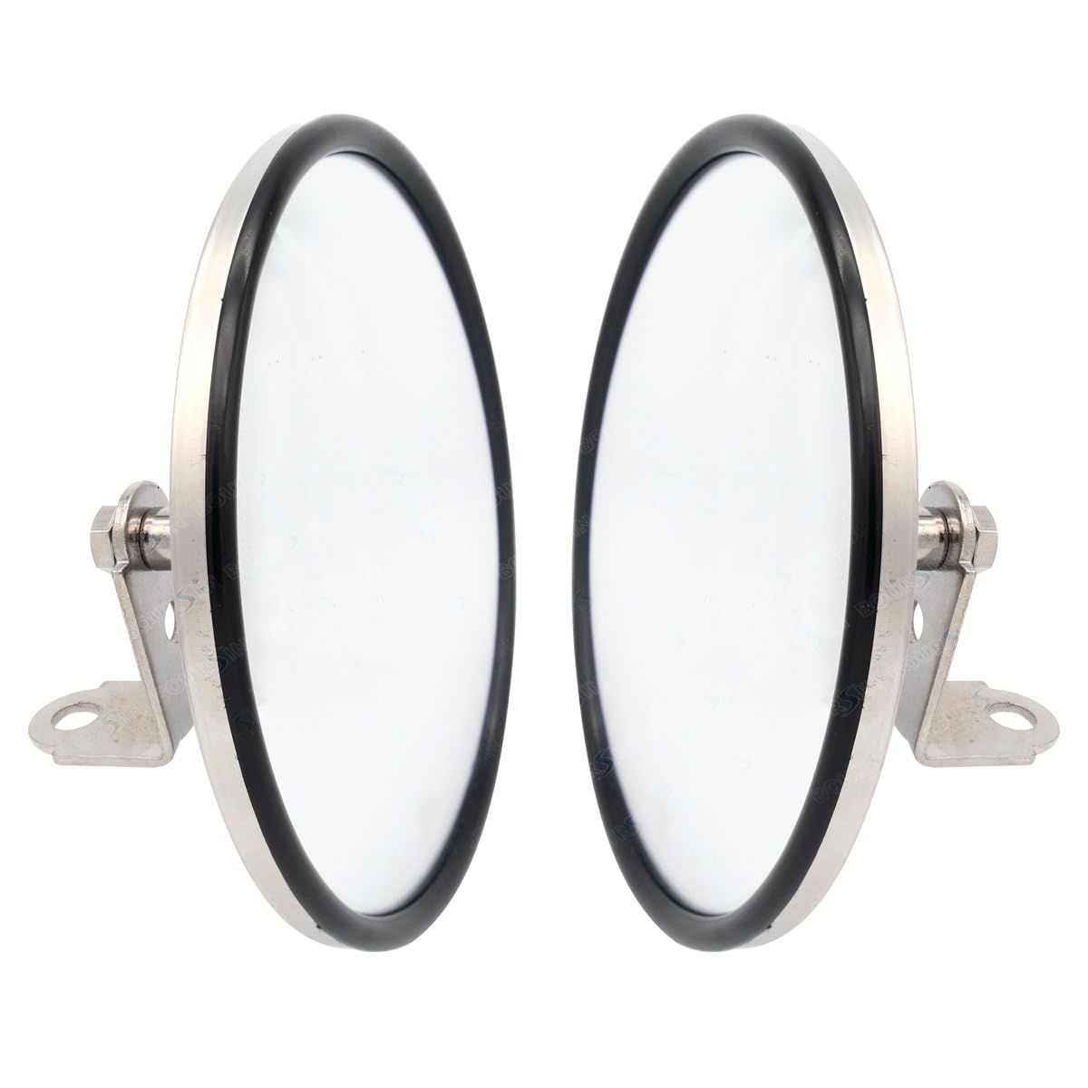 6 Inch Convex Round Door Mirror Blind Spot For Isuzu NPR NPR-HD NQR NRR FSR FVR FRR GMC Chevrolet Truck Bus Atv Utv Adjustable B