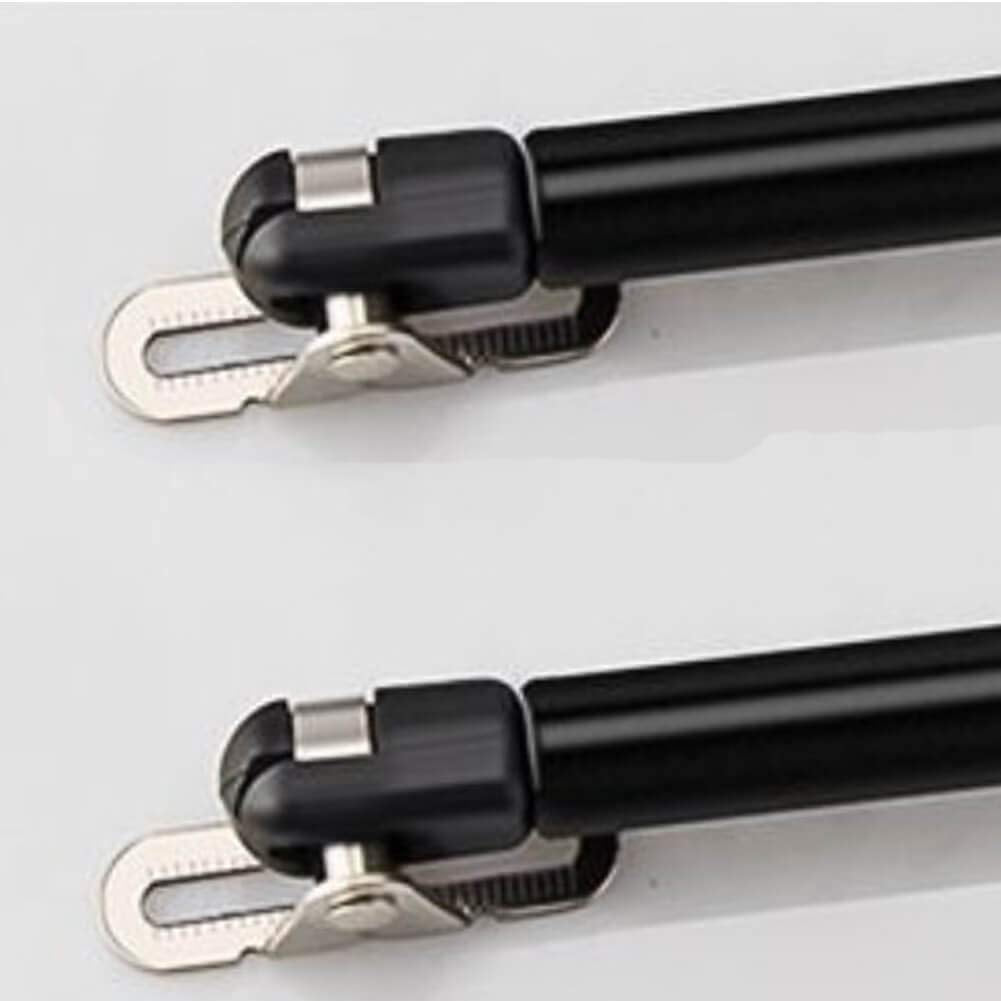 2 Pack Extended 10 inch Gas Prop Force 200N/44LB Gas Struts - Black Gas Springs/Window Lift and Lid Support/Gas Shocks for RV Be